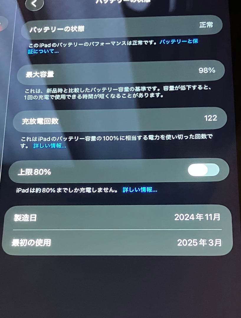 Apple iPad (A16) ブルー　本体　128GB