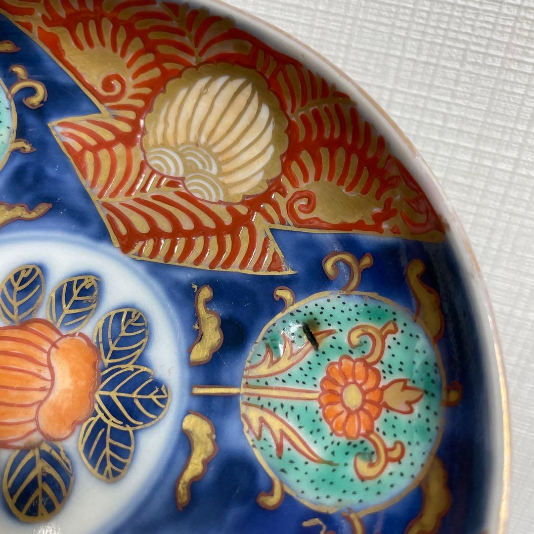 伊万里焼　アンティーク　色絵皿　小皿　５枚　セット