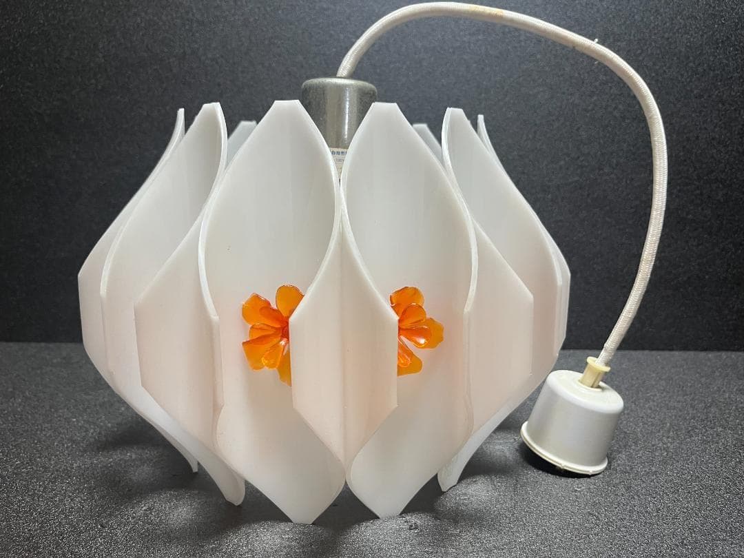 昭和レトロ　チューリップ ライト ランプ 照明 レトロ　花