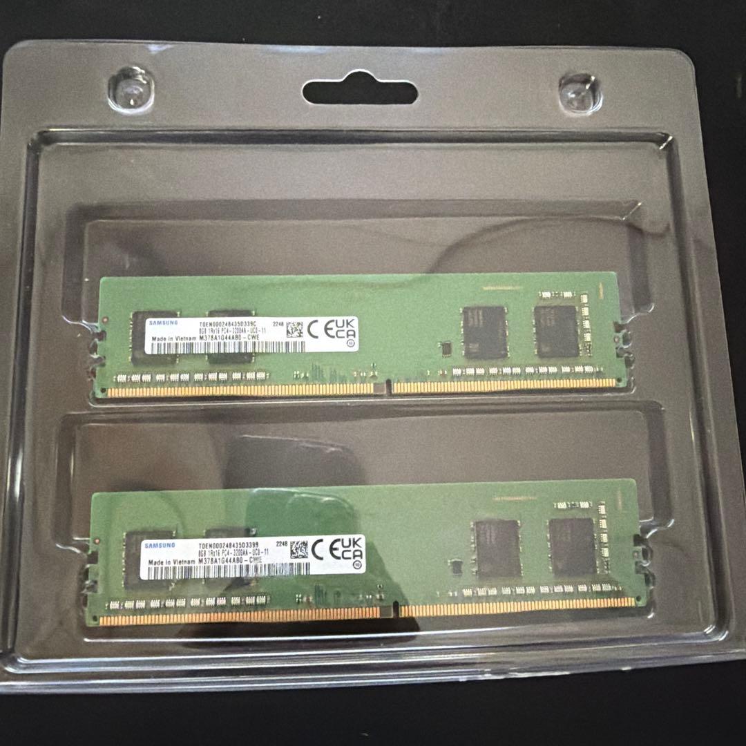 DDR4 3200 16GB(8Gb×2) デスクトップPC メモリ