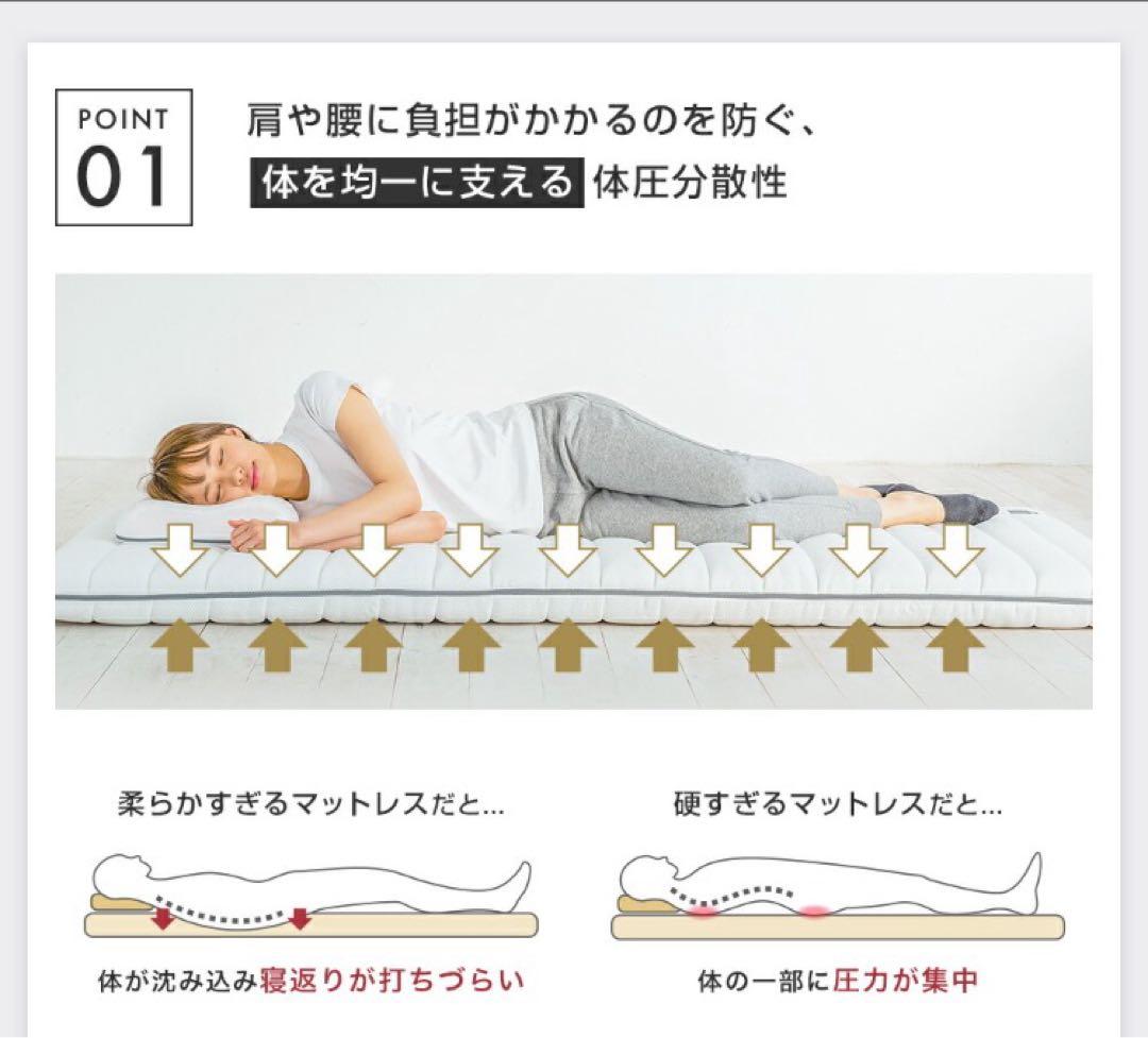 SOMRESTA マットレス シングル 10cm