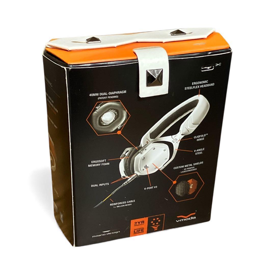 【メーカー調整品・良品】V-MODA XS オンイヤーヘッドホン 折りたたみ可