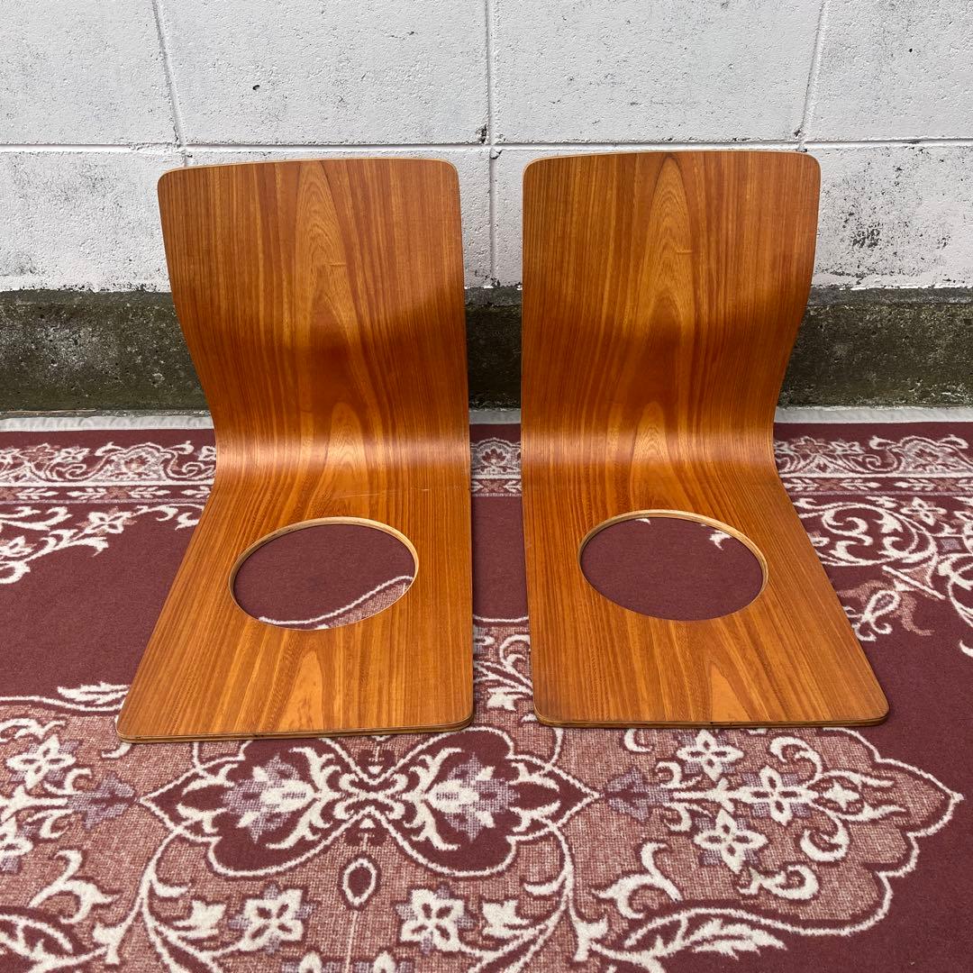 Tendo 天童木工 ◾️2点セット 座椅子 プライウッド 藤森健次 和モダン J