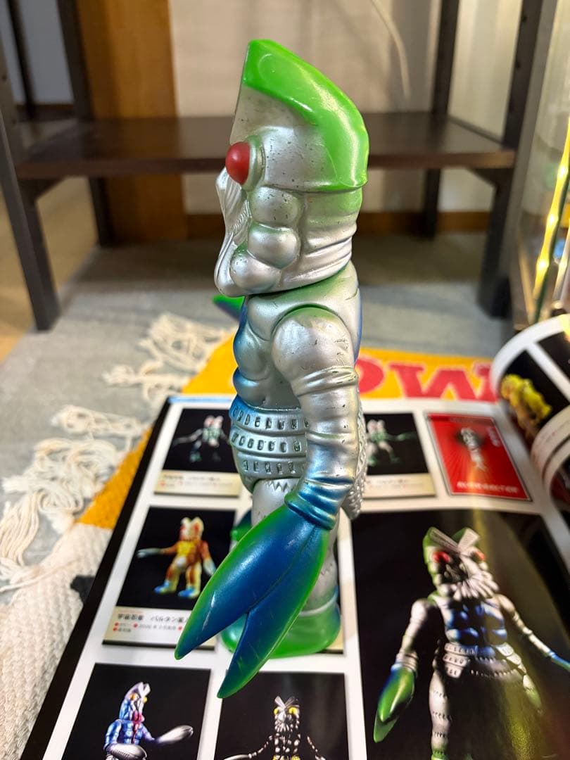 ブルマァク バルタン星人 ソフビ 当時物 恐らく1989年製造品 マルサン 復刻