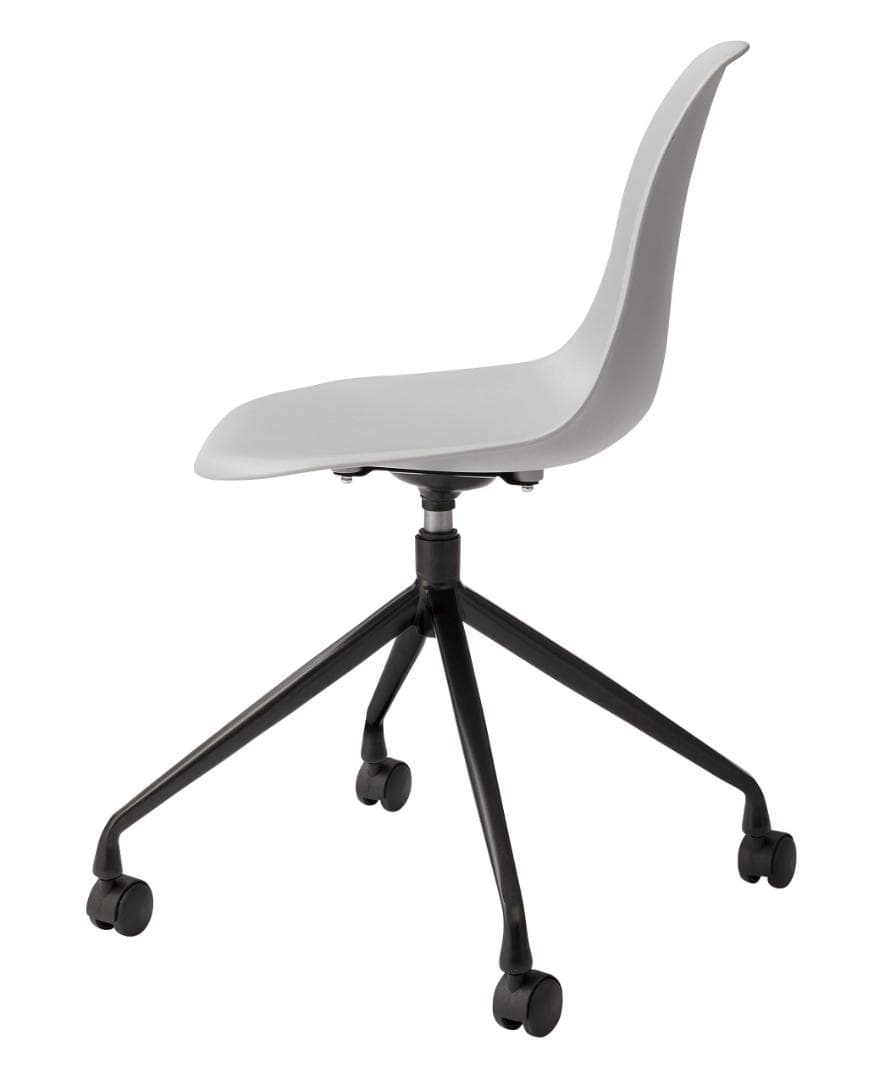 新品 送料込み デスクチェア キャスター付き 1脚 グレー