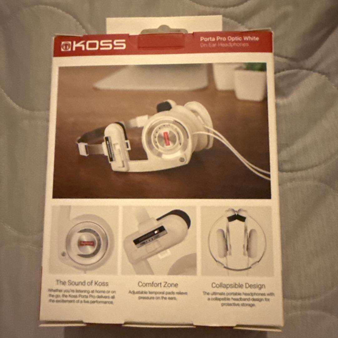 KOSS Supreme ホワイト有線イヤホン