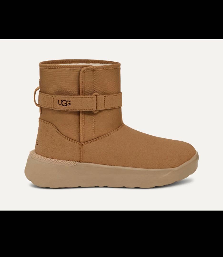 新年セール　【正規品】 UGG ブラウン　ストラップ付きショートブーツ