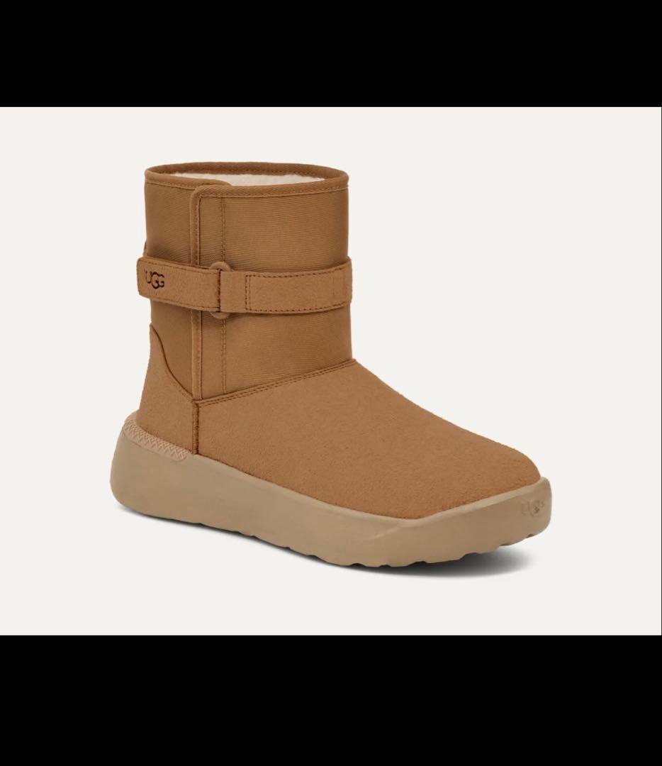 新年セール　【正規品】 UGG ブラウン　ストラップ付きショートブーツ