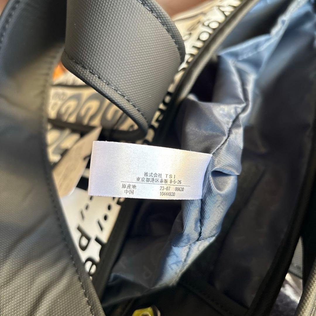 パーリーゲイツ　PGGゴルフロゴロッカーBAGブラック×ホワイト