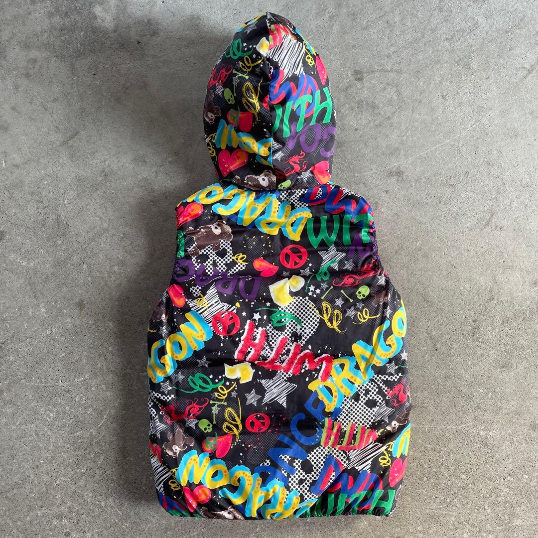 DANCE WITH DRAGON-リバーシブル ダウンベスト レディースゴルフ