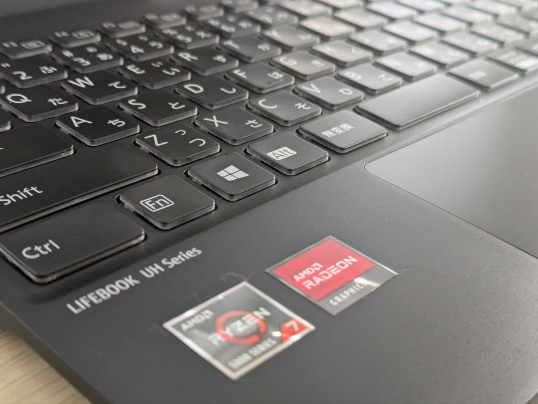 美品軽量 LIFEBOOK RYZEN 5700U SSD512GB Win11