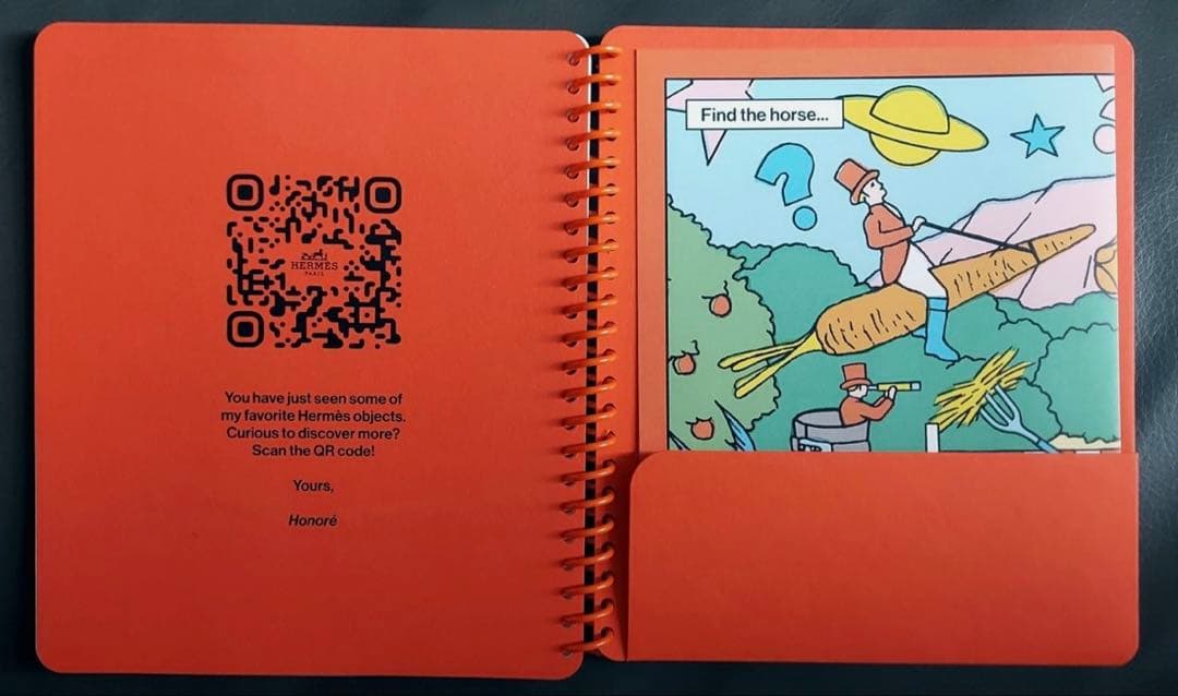 新品未使用 エルメス ノベルティ ノートブック