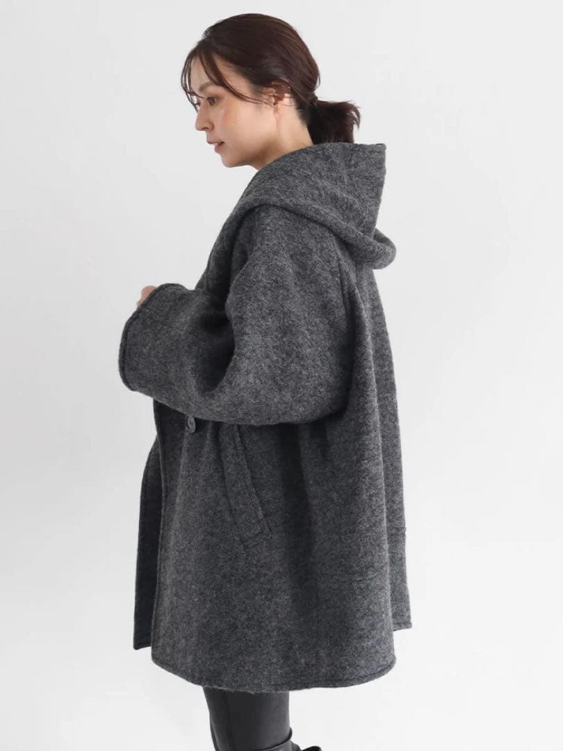 新品タグ付き clove 圧縮ウールフードコート 福袋 ヤマダヤ クローヴ 完売