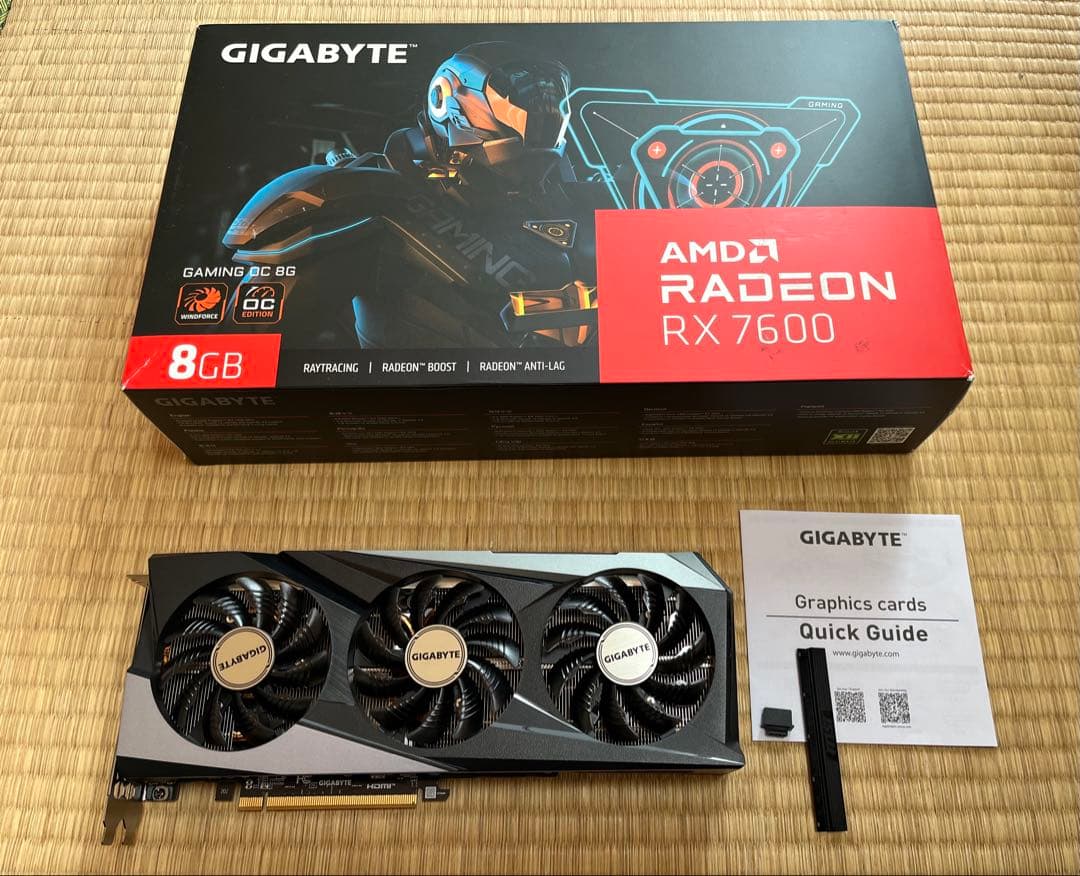 グラフィックボード・グラボ・ビデオカード GIGABYTE Radeon RX7600 8G