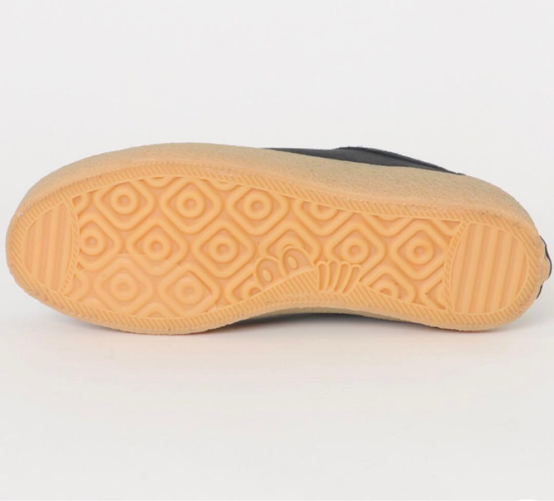 黒 スエード ローカットシューズ