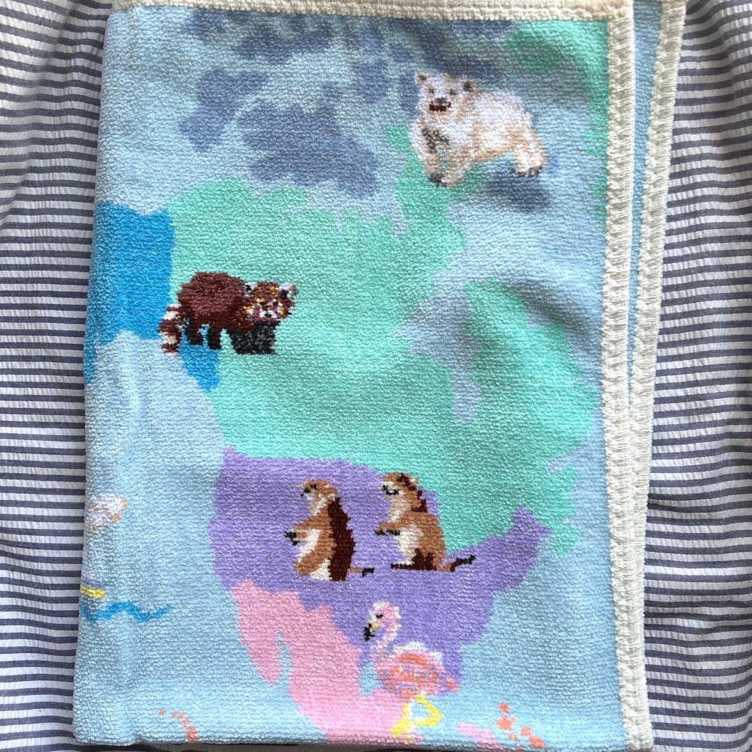 フェイラー 新品　プティバス おくるみ ワールドアニマルマップ　VERY