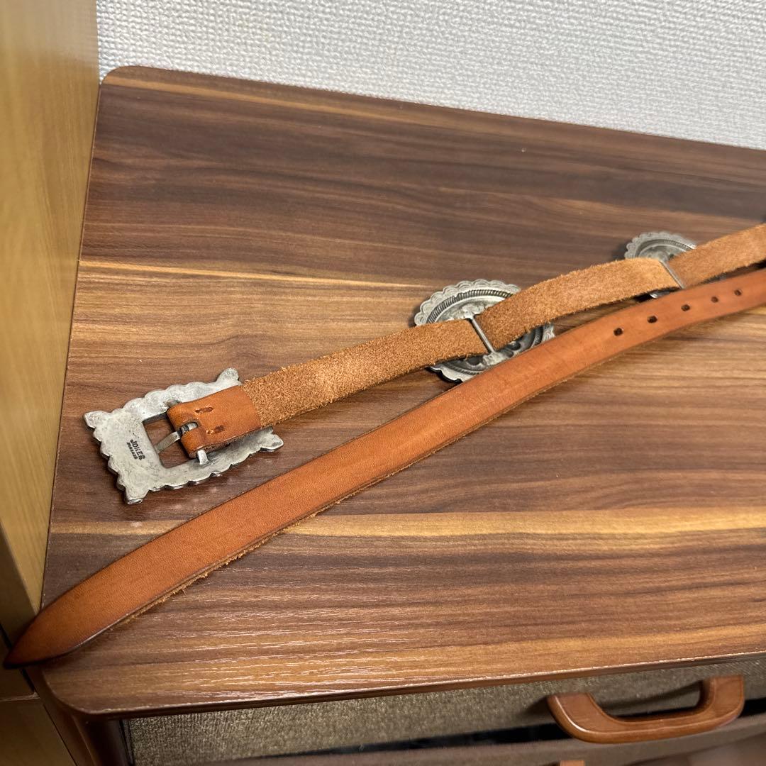 JOKER FIRENZE コンチョ レザーベルト 85cm レディース