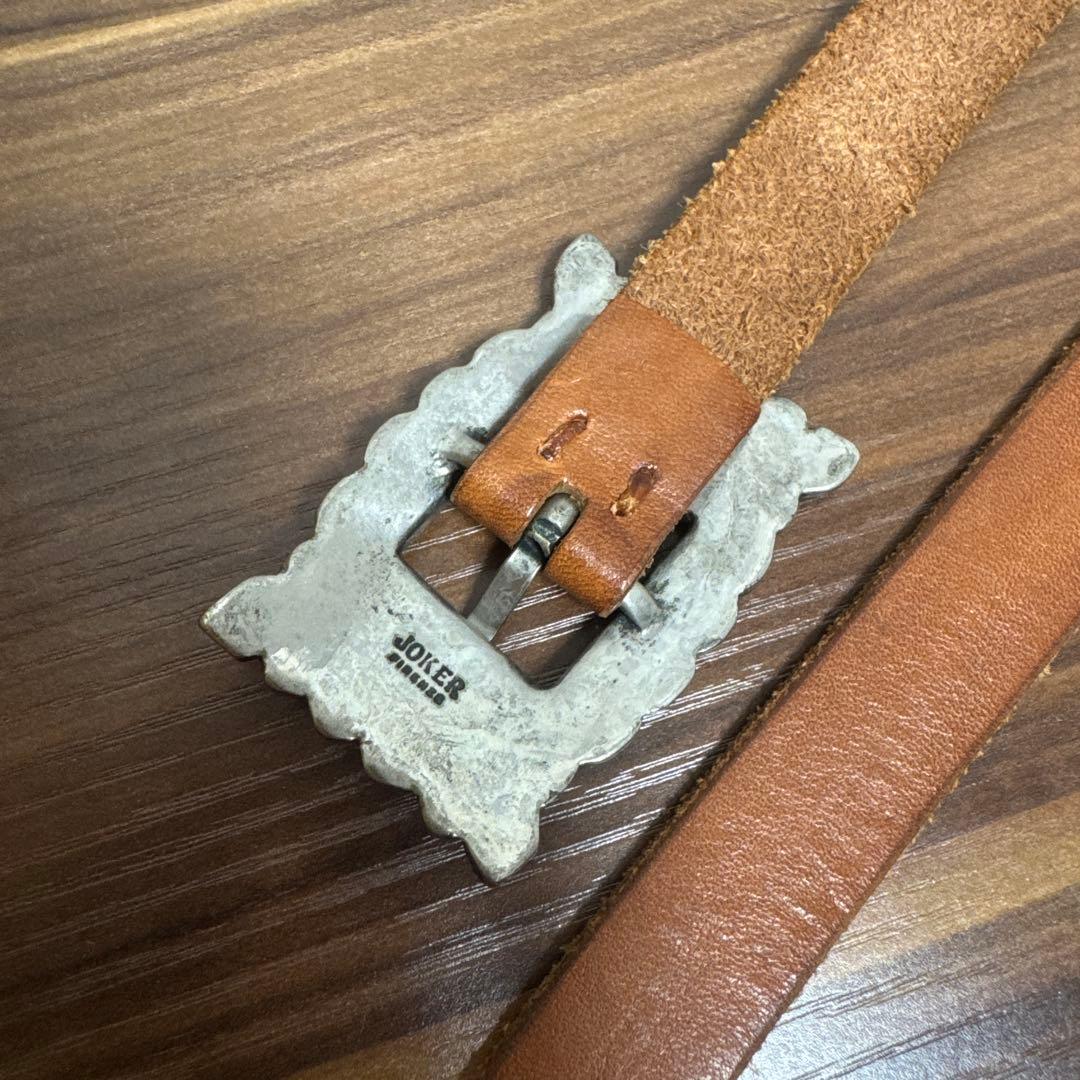 JOKER FIRENZE コンチョ レザーベルト 85cm レディース