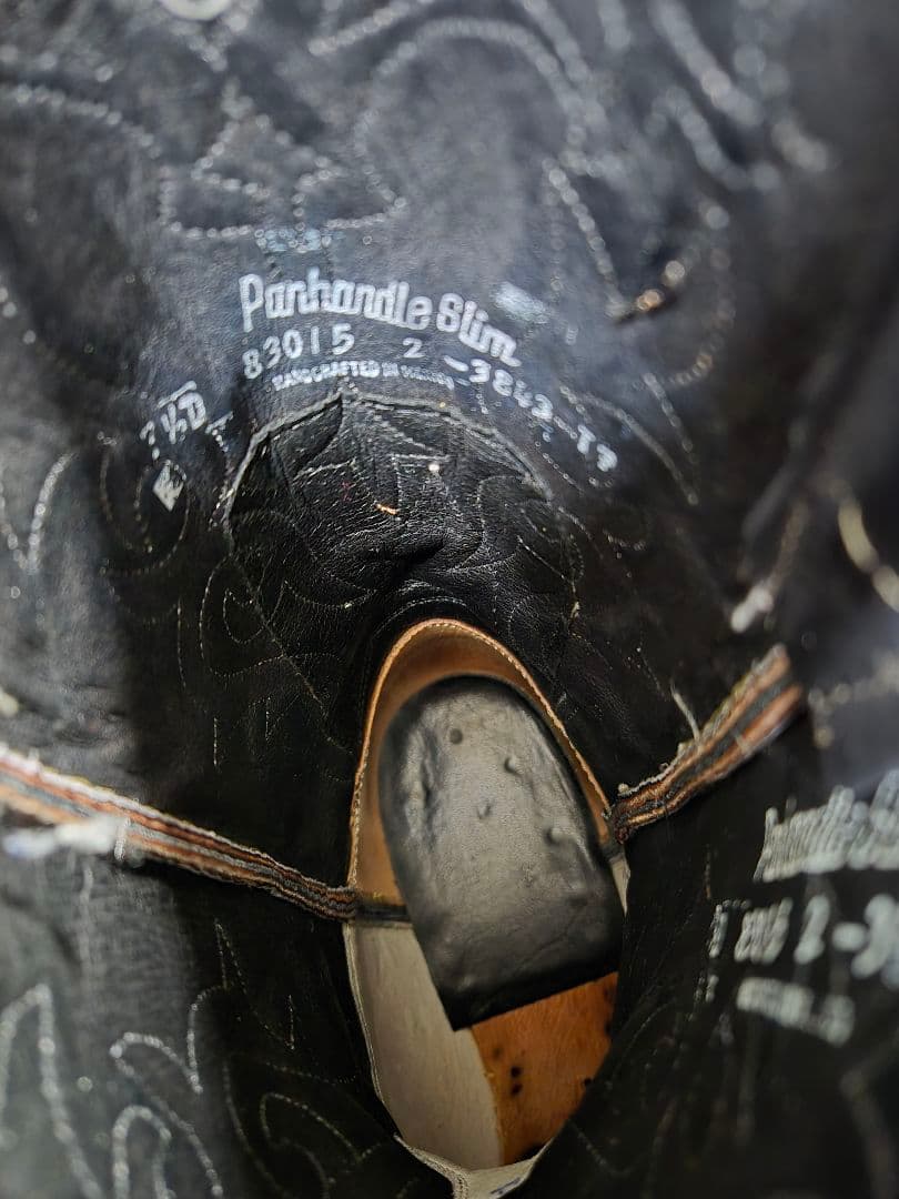 【​希少/箱付】Justin Diamond ウエスタンブーツ 25.5㎝