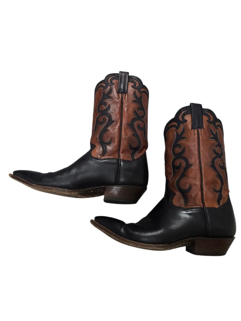 【​希少/箱付】Justin Diamond ウエスタンブーツ 25.5㎝