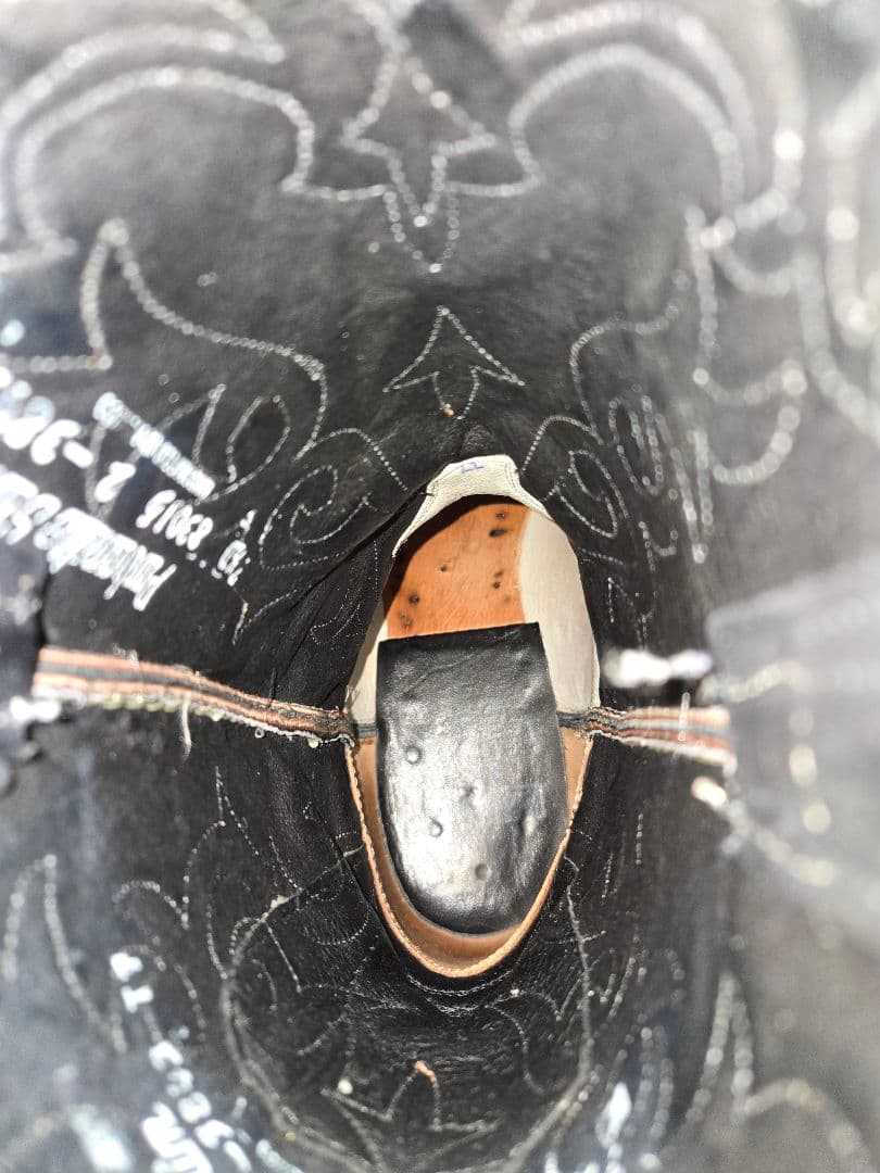 【​希少/箱付】Justin Diamond ウエスタンブーツ 25.5㎝