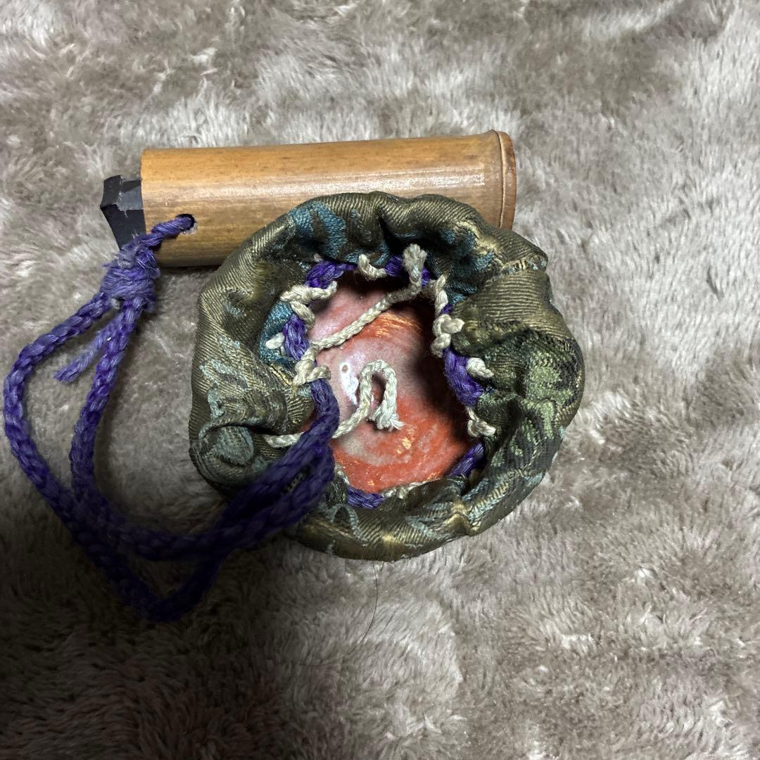 楽十代旦入 赤 古美 茶碗「時雨 時代　旧鎌倉山