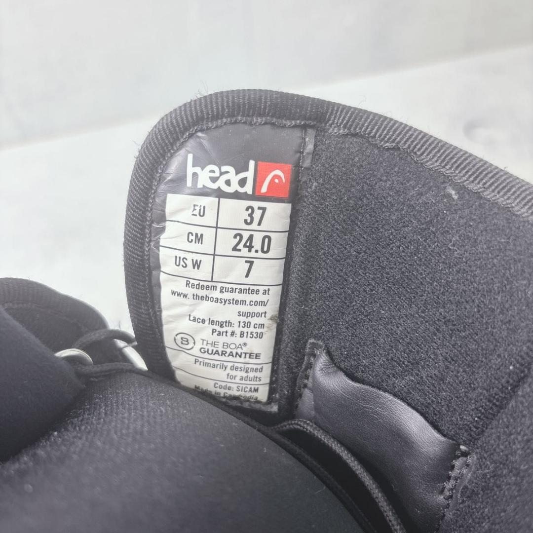 head BOAシステム スノーボードブーツ ブラック美品 HEAD