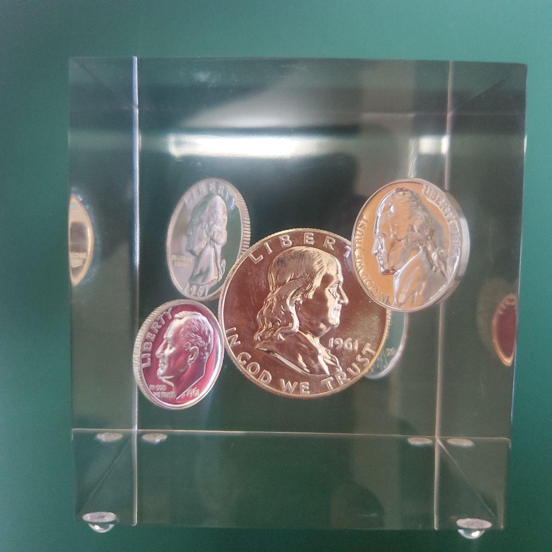 アリメカ硬貨ペーパーウエイト