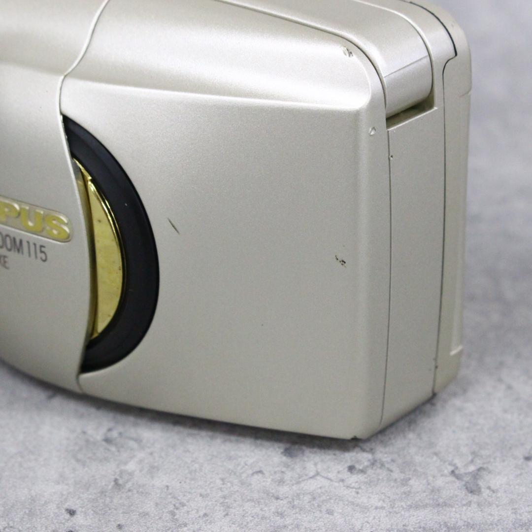◇オリンパス μズーム 115デラックス 三脚＆リモコン付き フィルムカメラ
