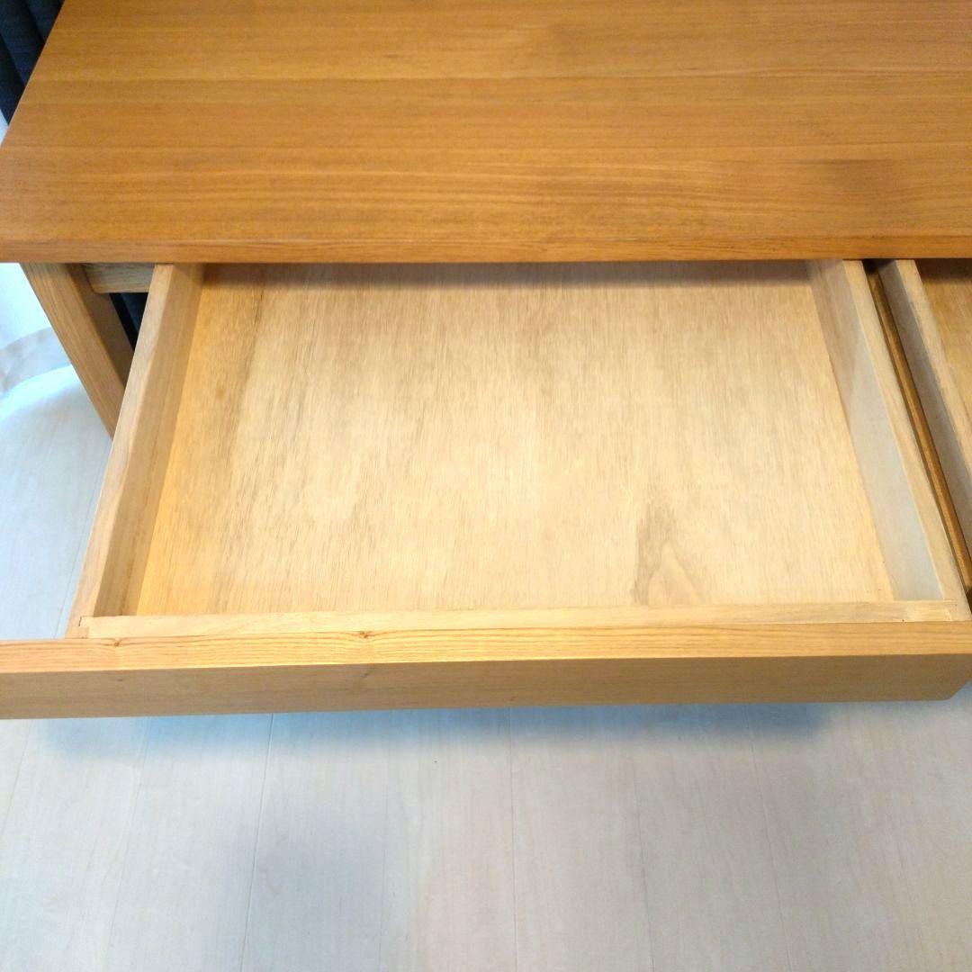 【YO RU  引き取り限定】無印良品 木製デスク キャビネットセット