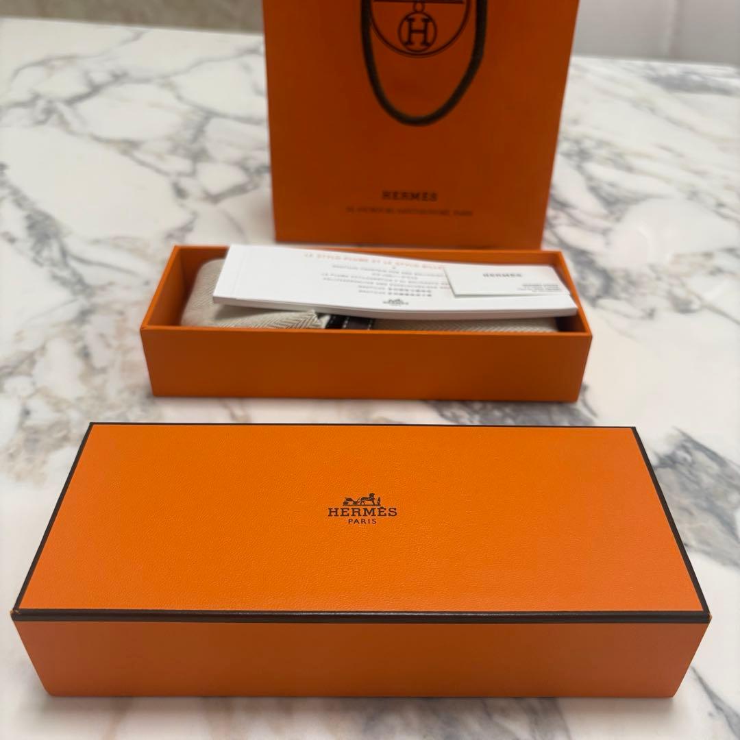 【未使用品】HERMES エルメス　ノーチラス　青い　ボールペン　文具