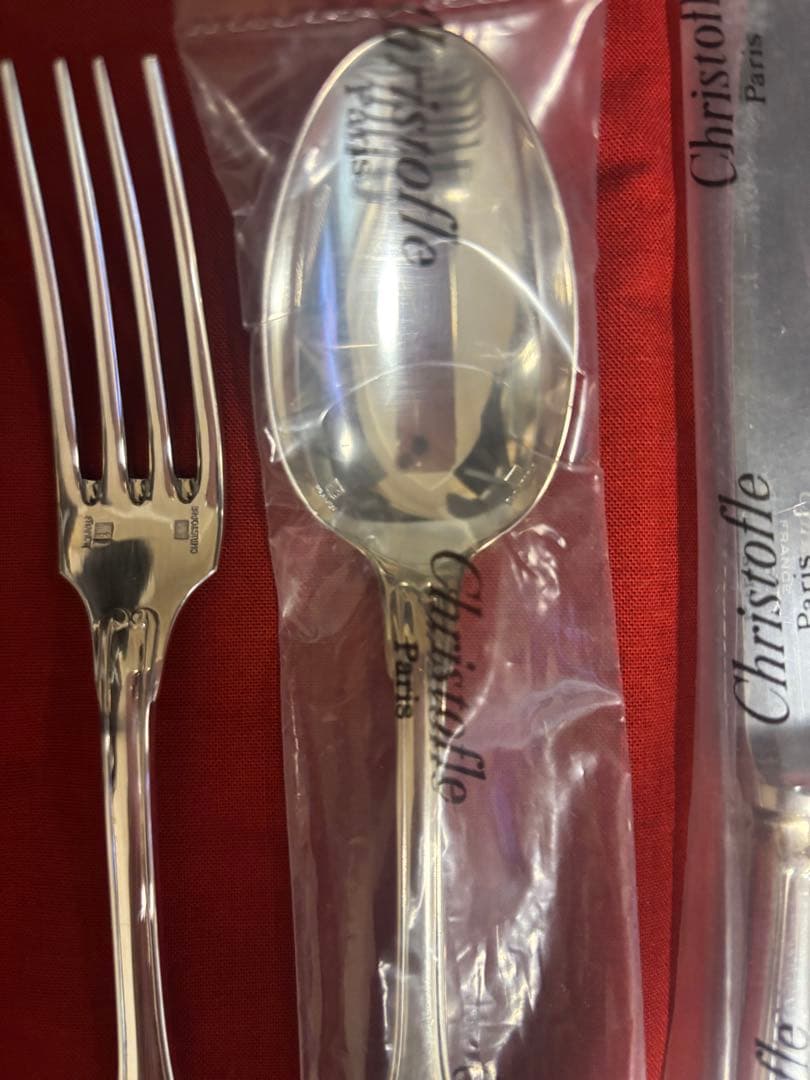 Christofle ヴァンドーム　デザートフォーク スプーン ナイフ