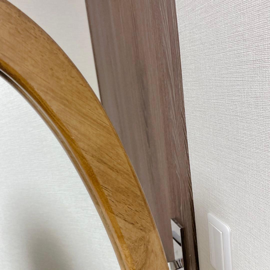 【昭和レトロ】 アンティーク調 オーバル型 スタンドミラー 姿見 全身 送料無料