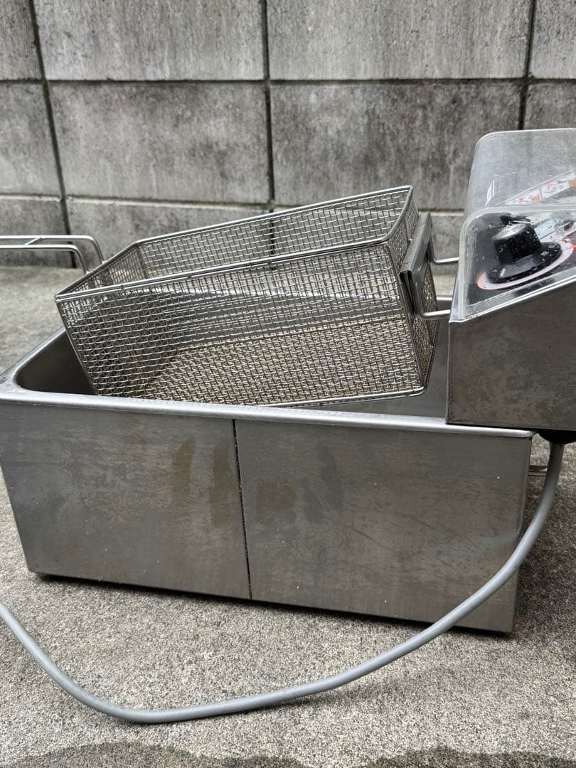 電気フライヤー ステンレス製 マルゼン 卓上フライヤー MEF-M8FT