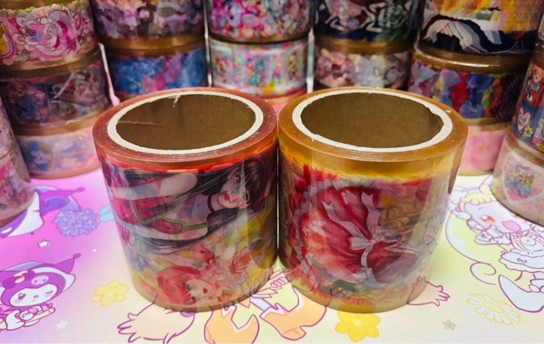 海外作家　OPPテープ セット 人物　女の子デザイン　風景　デザイン　国内作家