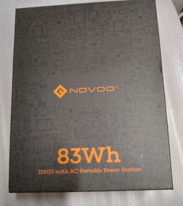 ポータブル電源　NOVOO 22500mAh 85W