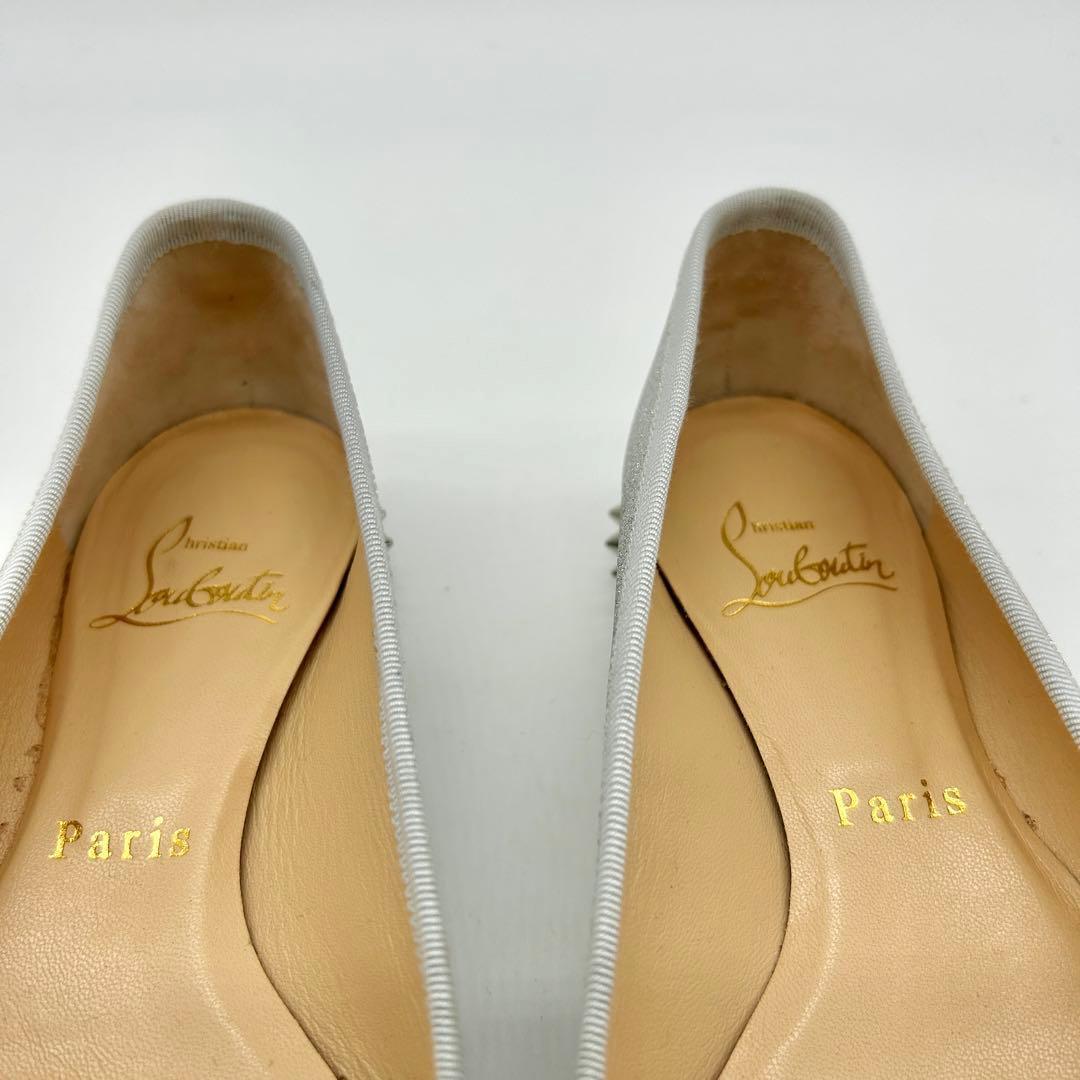 【極美品】クリスチャンルブタン フラットシューズ