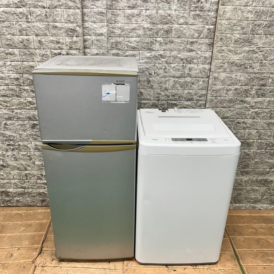 979 SHARP 冷蔵庫　小型　洗濯機　一人暮らし　格安セット　保証込　大人気
