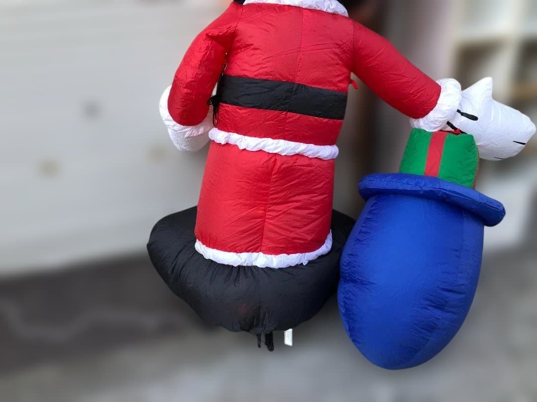 ★ エアー バルーン 電飾 人形 ミッキーマウス サンタ クリスマス Xmas