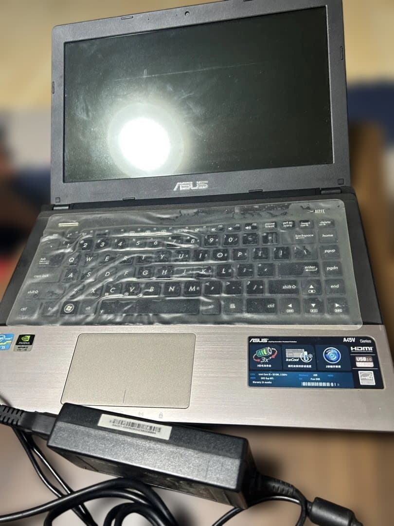 ASUS A45V ノートPC HDMI USB 3.0