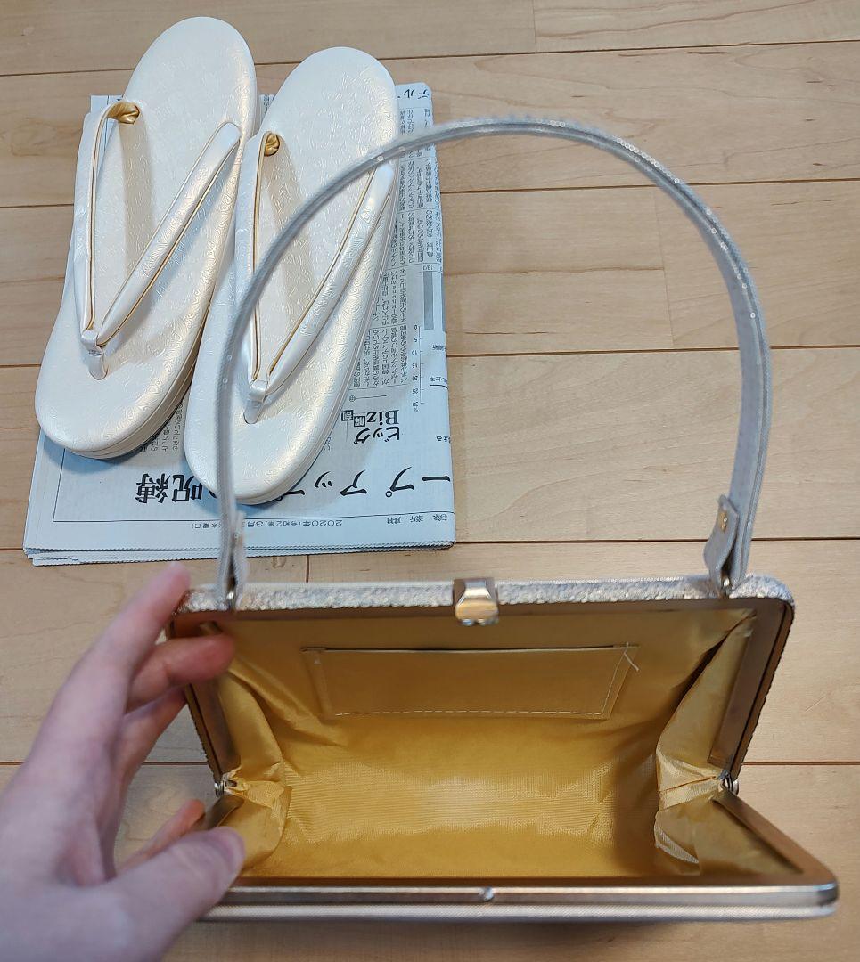 礼装　和装バッグ草履セット　和装バッグと草履セット　入学式　結婚式　七五三