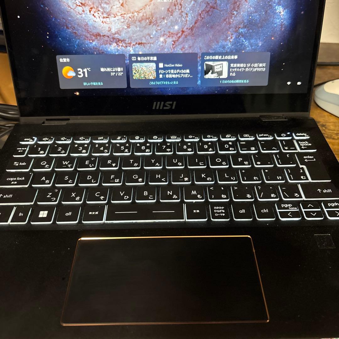 Windowsノート本体 MSI summit E13FlipEvo A12MT