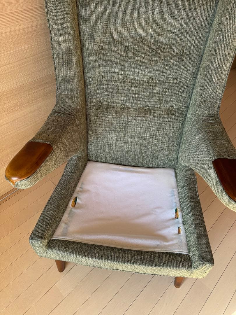 【リプロダクト】ベアチェア ハンス・J・ウェグナー ハイバック1人掛けソファ