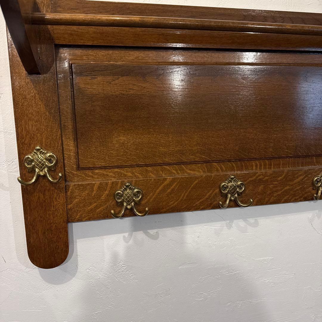 年末年始saleヴィンテージ　木製ウォールハンガー　壁掛け　ハンガーラック