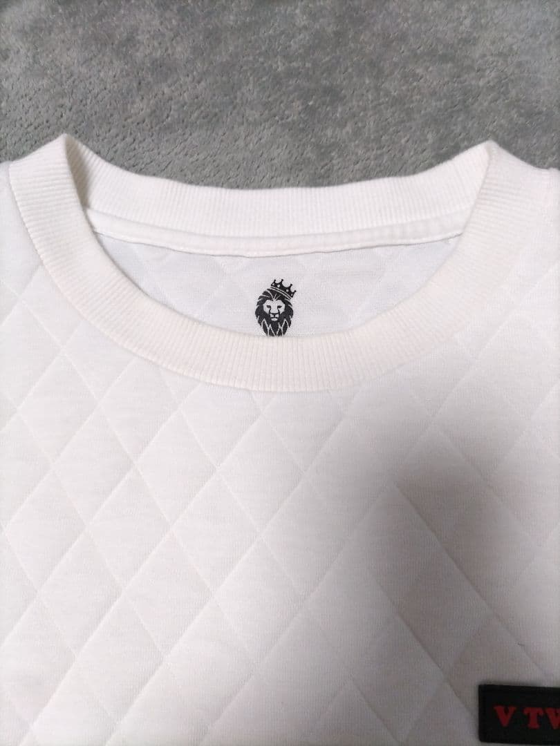 V12 キルティング　スウェット　トレーナー