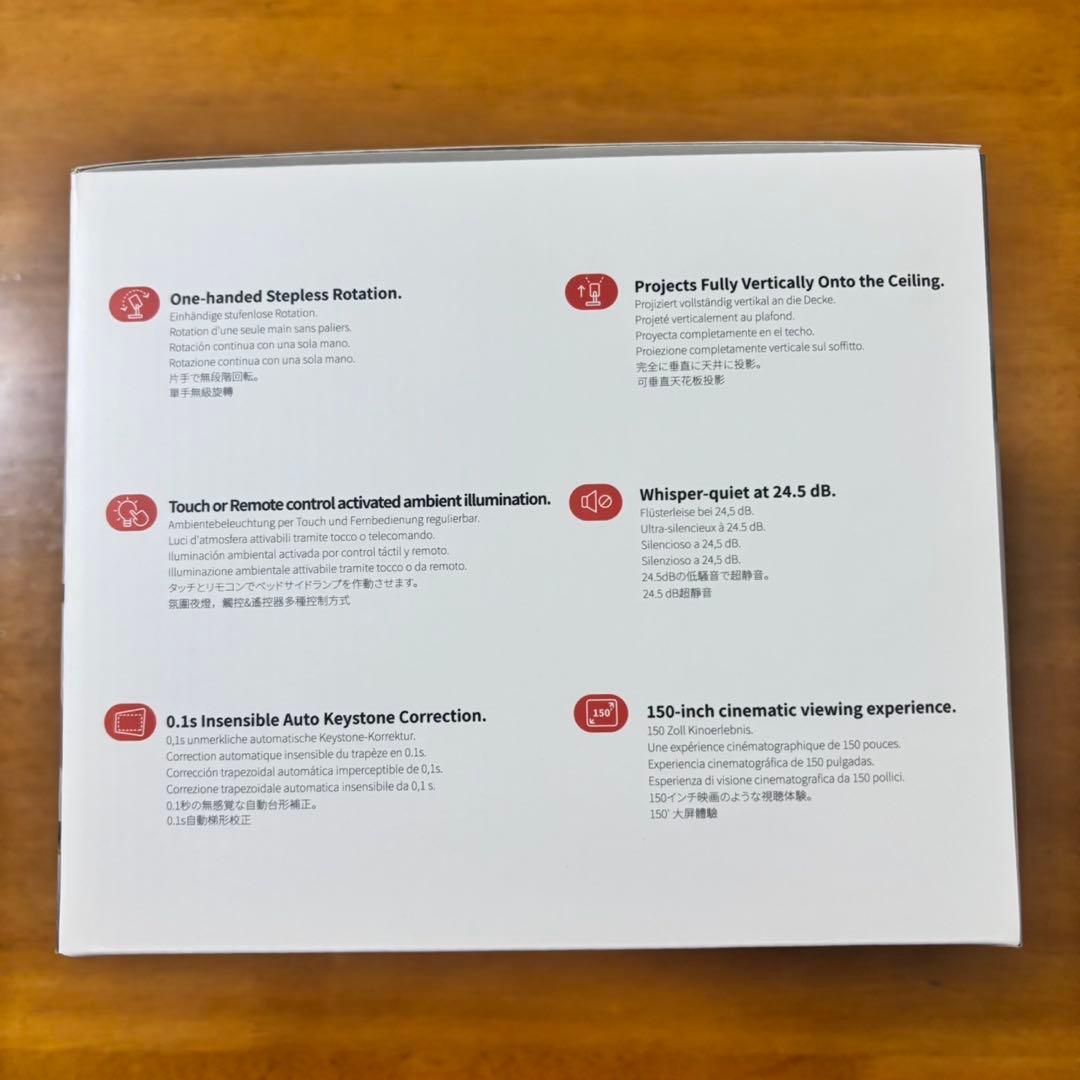 ETOE プロジェクター 天井投影 1080P解像度·4K対応/オートフォーカス