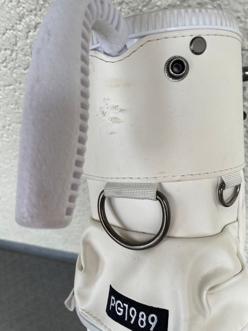 美品●パーリーゲイツ●PEARLY GATES キャディバッグ　サブバッグ●白