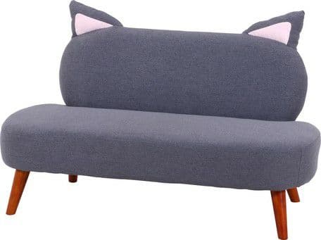 要問合♥️にゃんこ好きお子様へ♥️ネコ　猫　チェア　椅子　座椅子　ピンク　グレー