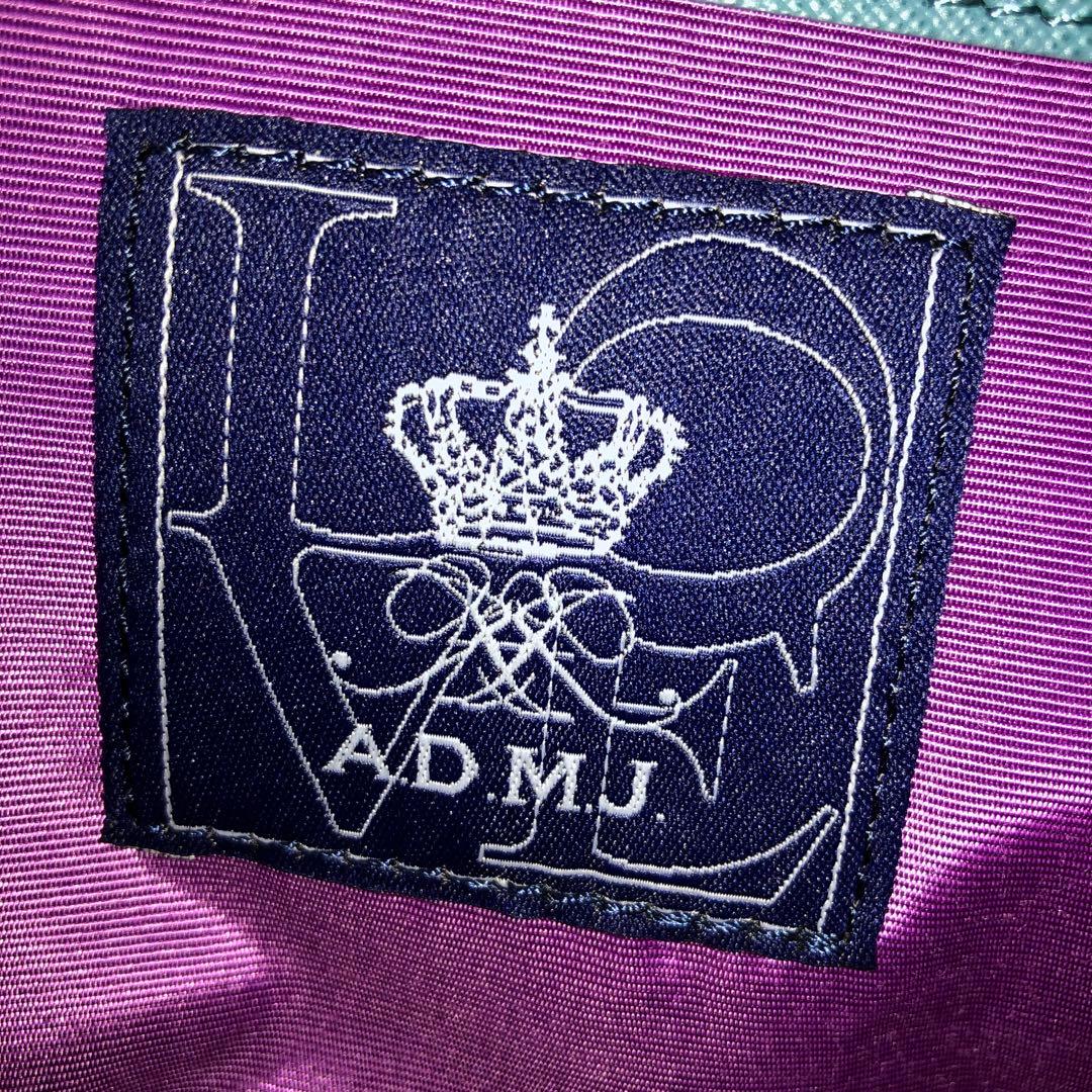 希少 A.D.M.J. ショルダーバッグ カメラバッグ スクエア シボ革