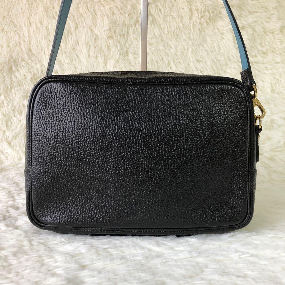 希少 A.D.M.J. ショルダーバッグ カメラバッグ スクエア シボ革